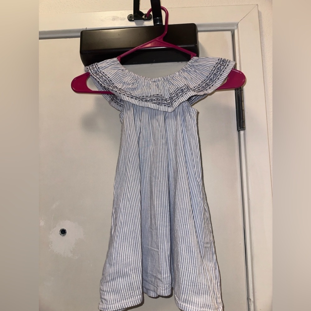 Ruffle-Trim Swing Dress for Toddler Girls